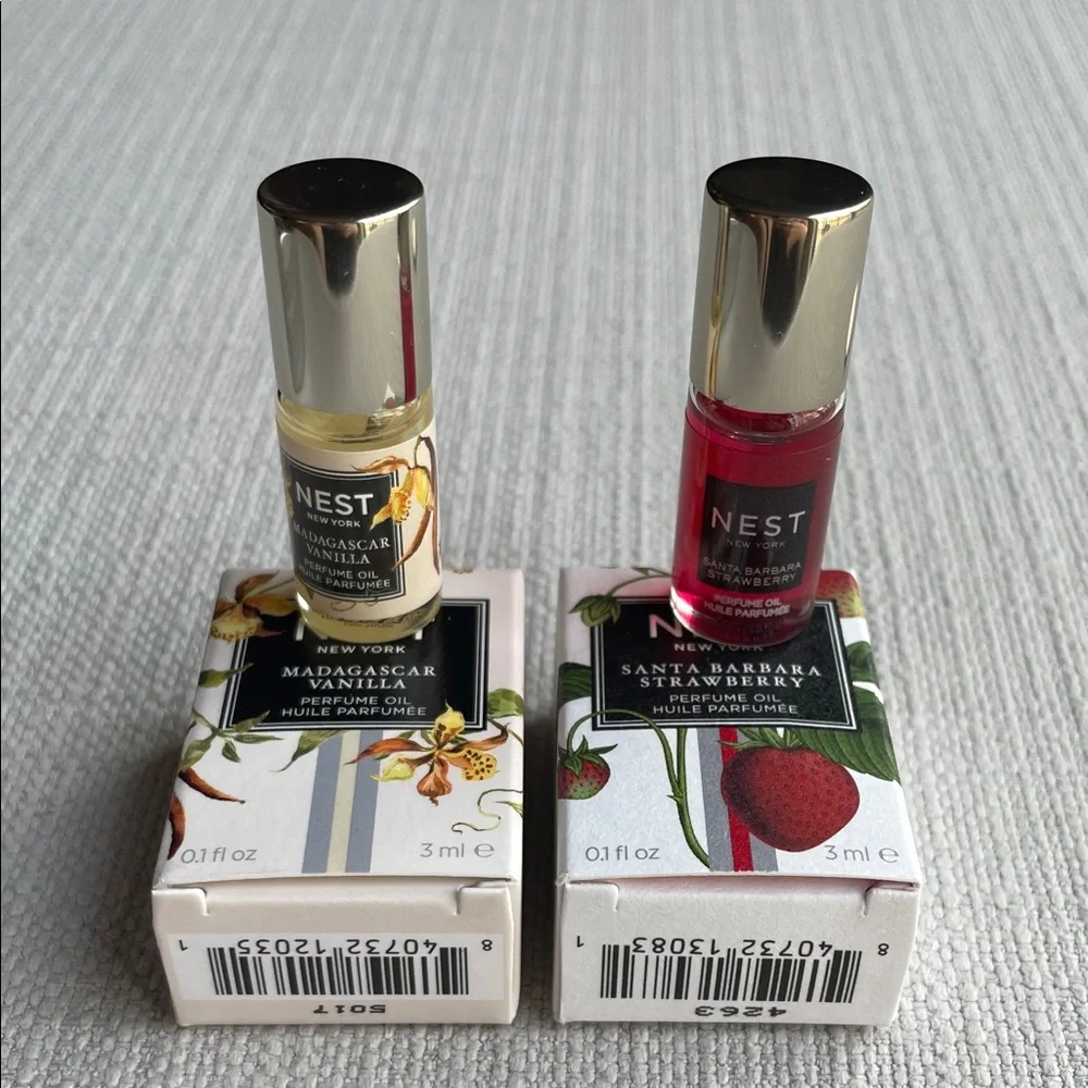 NEST Madagascar Vanilla & Santa Barbara Strawberry MINI fragrance Oil